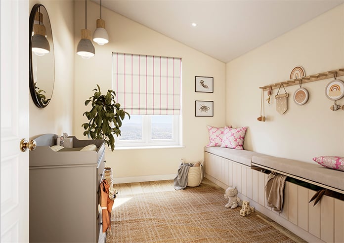 The British Stripe Co. Victoria, Notting Hill No.1 - Roman Blind - Image 6